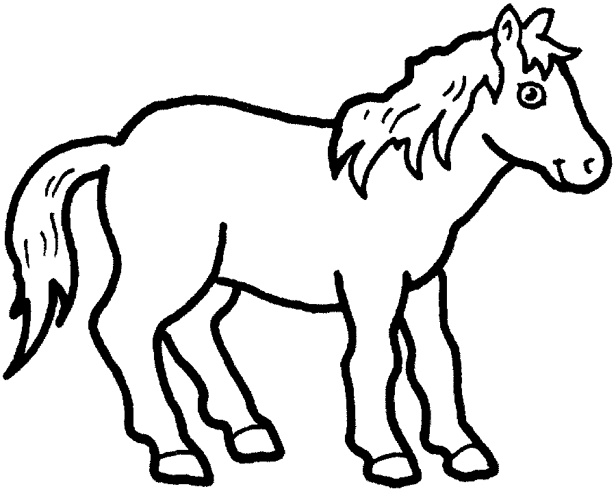 caballos para colorear