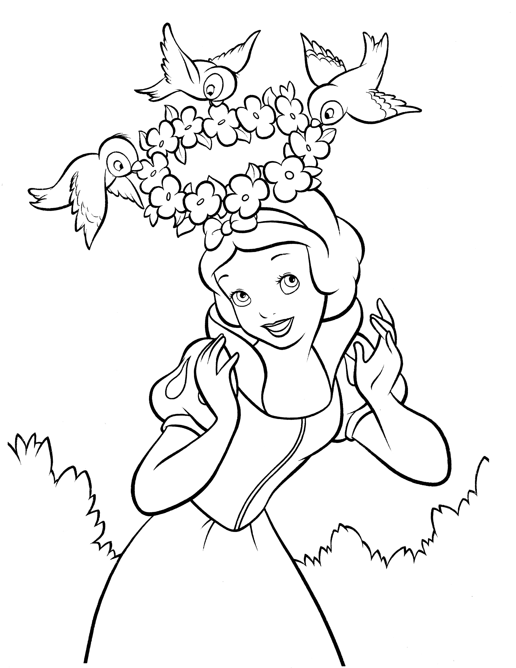 Blancanieves Dibujos Infantiles Para Colorear Images