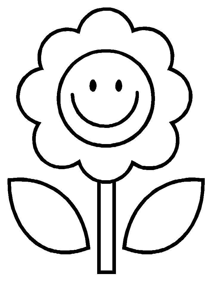 dibujos de flores para colorear