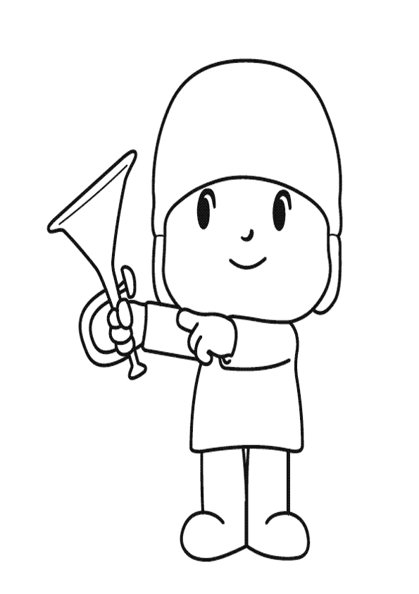 dibujos de pocoyo para colorear e imprimir