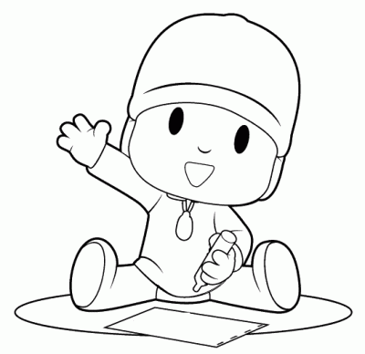 dibujos de pocoyo para pintar