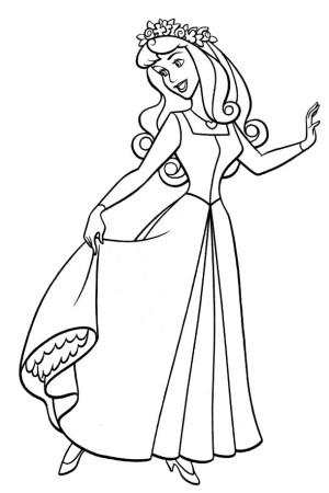 dibujos de princesa para colorear