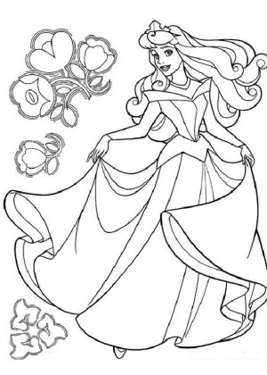 dibujos de princesas para colorear