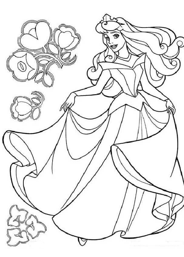 dibujos de princesas para colorear