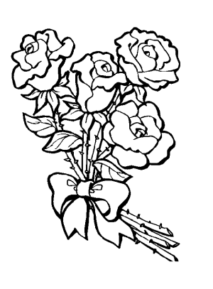 dibujos de rosas para colorear