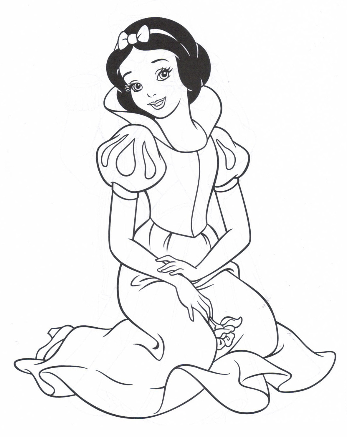 dibujos para colorear blancanieves