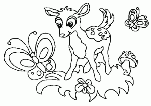 dibujos para colorear de ciervos