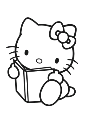 dibujos para colorear de hello kitty