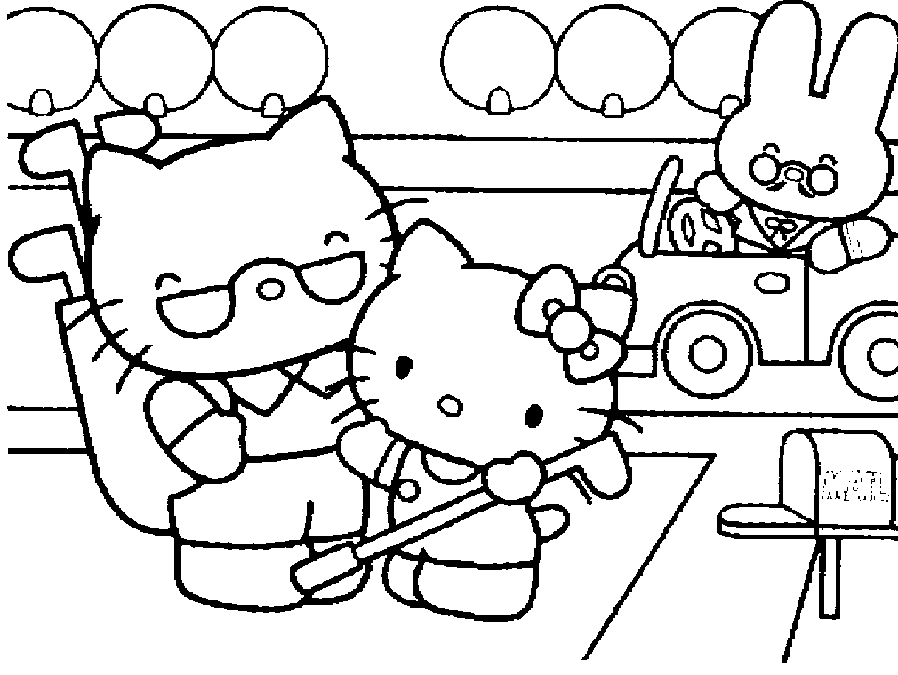 dibujos para imprimir de hello kitty