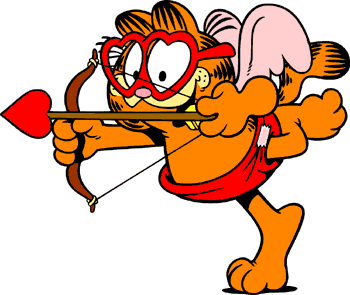 garfield enamorado