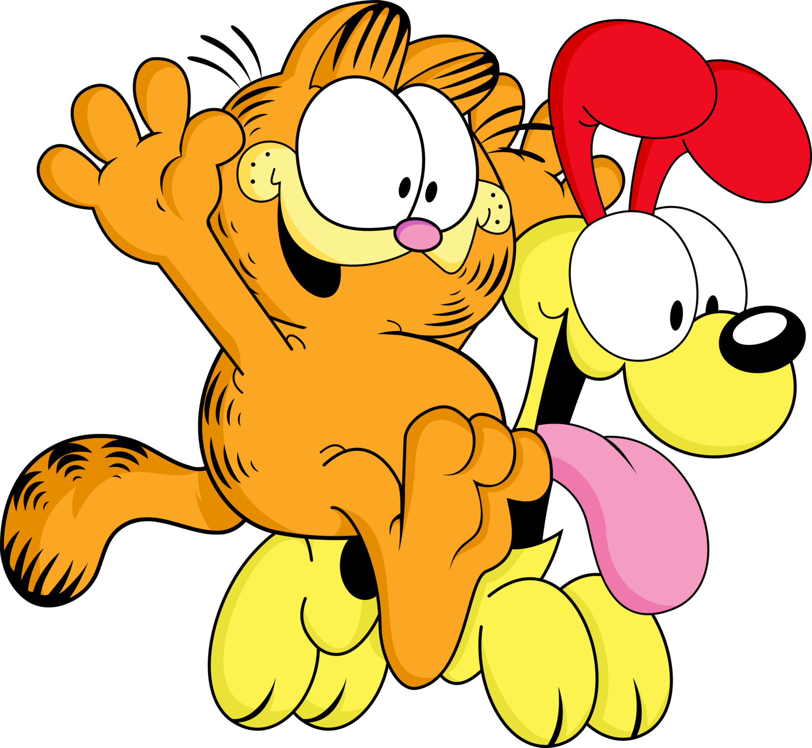 garfield y odie