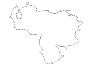 mapas de venezuela para colorear