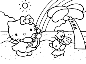 pintar a hello kitty