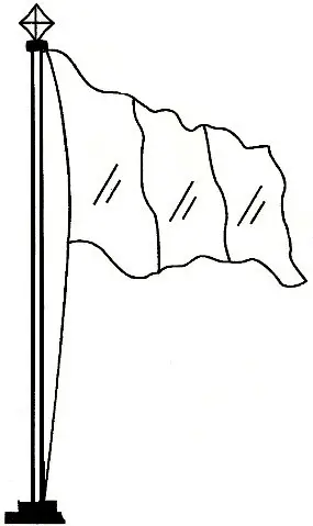 bandera de peru para colorear