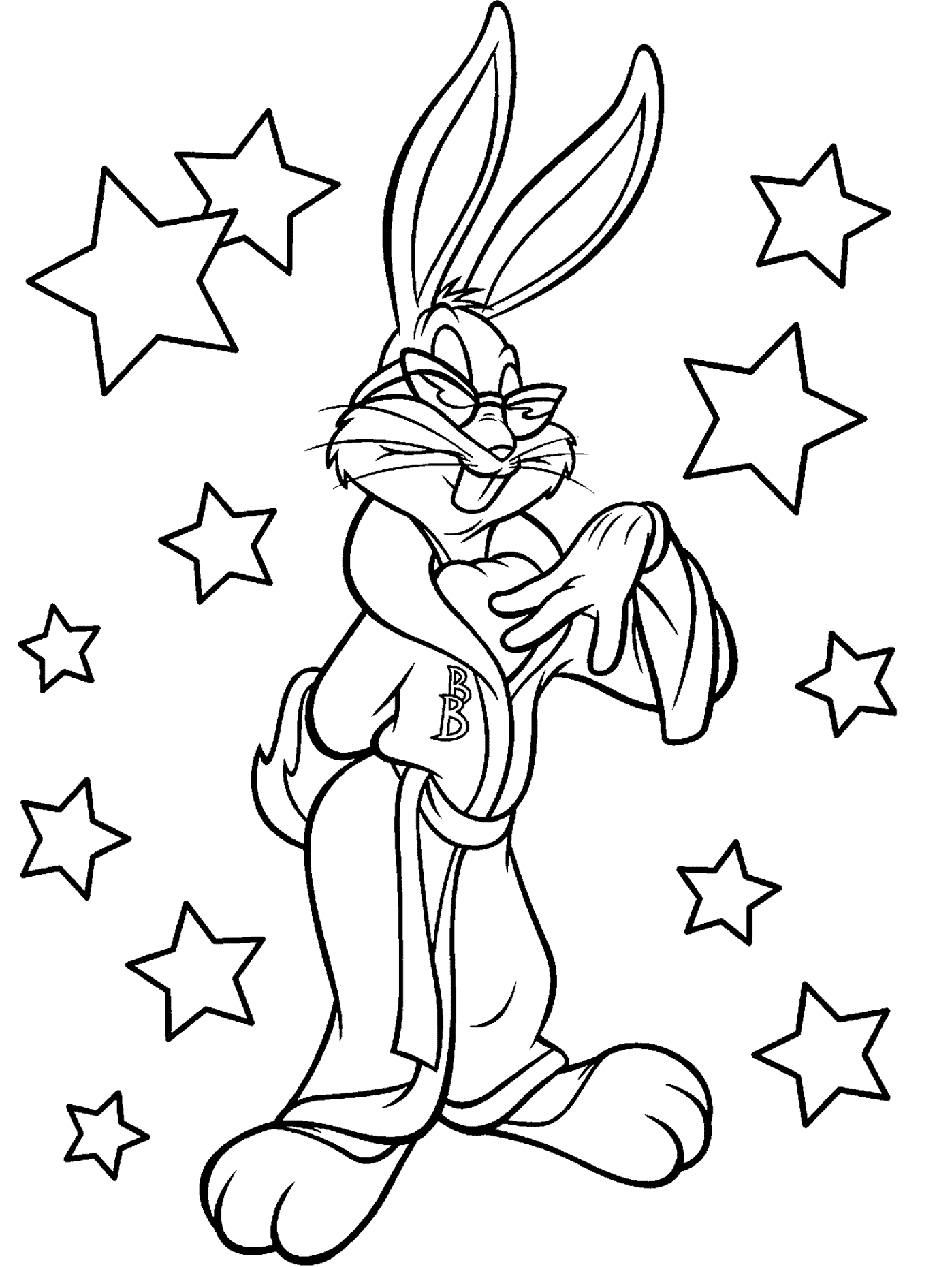 bugs bunny para colorear