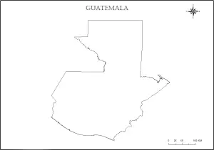 colorear mapa de guatemala