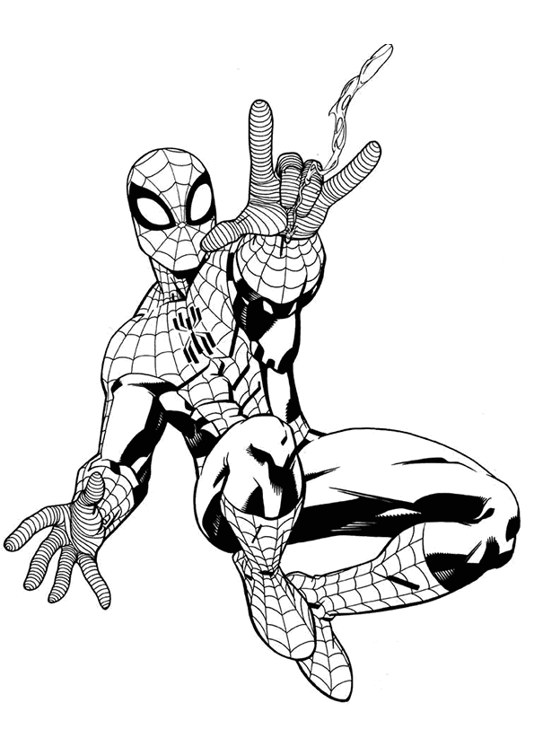 colorear spidermen online