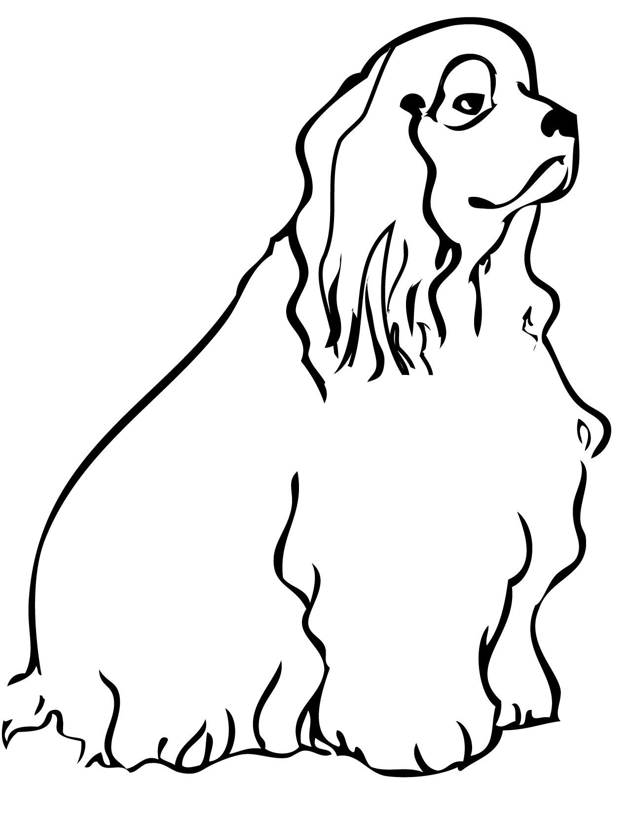 dibujo de perros para colorear