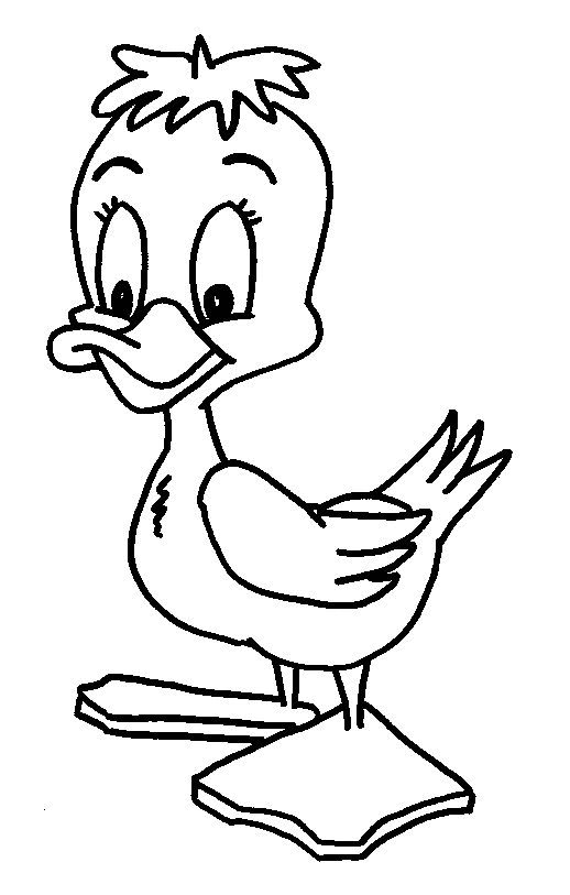 dibujo de un pato para imprimir