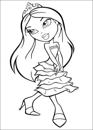 dibujos para colorear de bratz