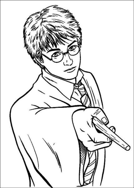 dibujos para colorear de harry potter