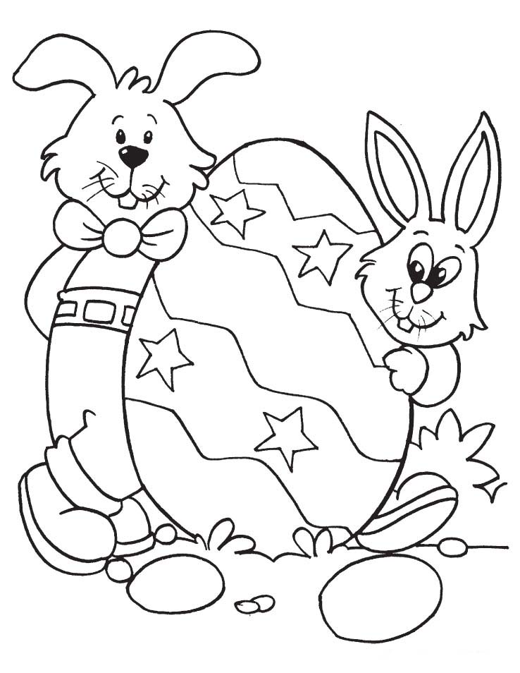 dibujos para colorear de pascua