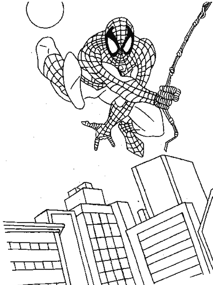 dibujos para colorear de spiderman 4