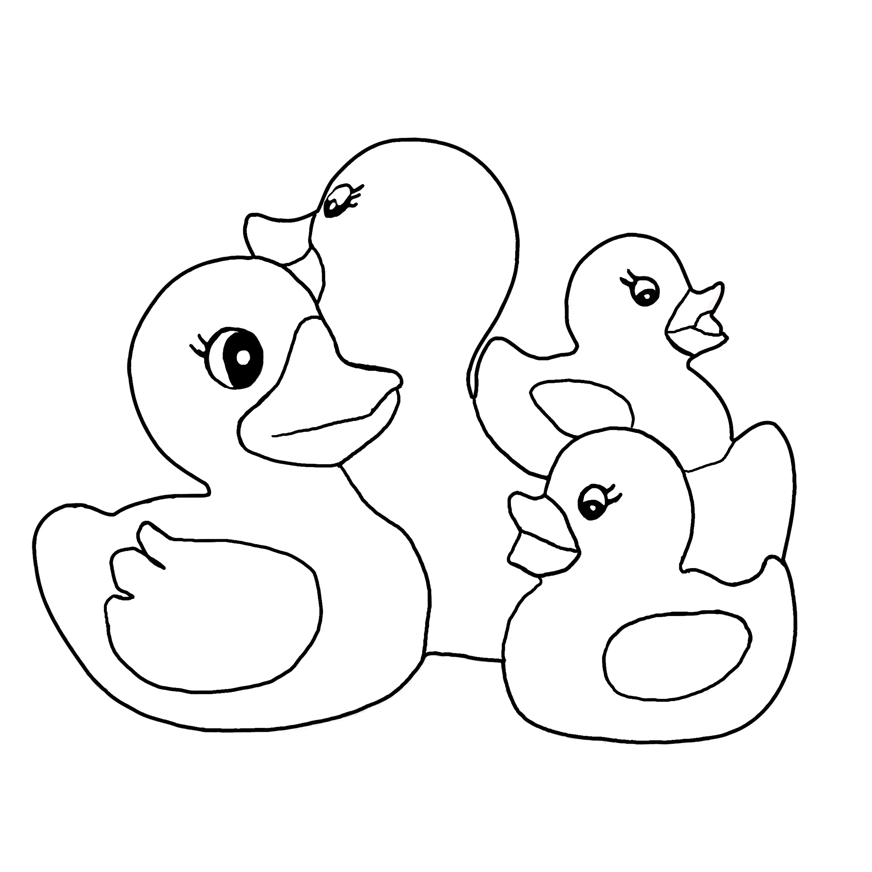 dibujos para colorear de un pato
