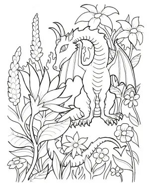 dibujos para imprimir de dragones