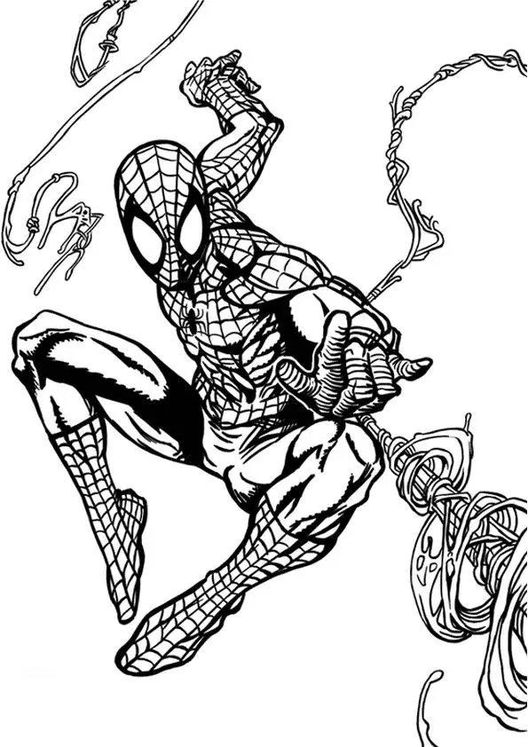 dibujos para imprimir de spiderman