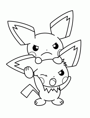 dibujos para pintar de pokemon