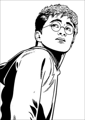 harry potter para colorear