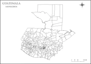 mapa de guatemala para imprimir