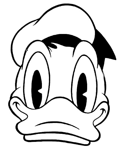 pato donald para imprimir