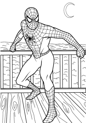 pintar a spiderman