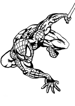 spiderman 4 para colorear