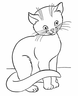 dibujos de gatos para imprimir