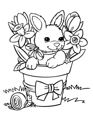 dibujos para colorear de conejos