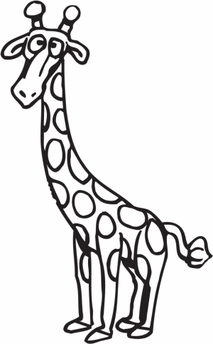 dibujos para colorear de jirafas