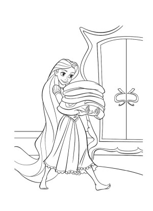 dibujos para colorear de rapunzel