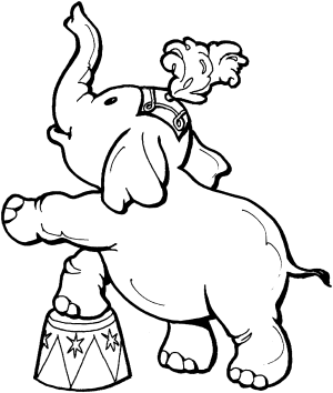 dibujos para colorear de un elefante
