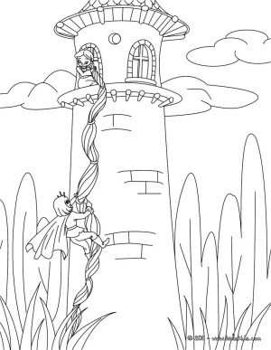 dibujos para colorear rapunzel