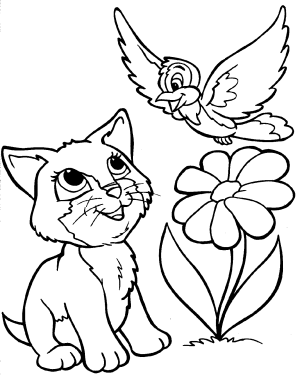 gatos colorear