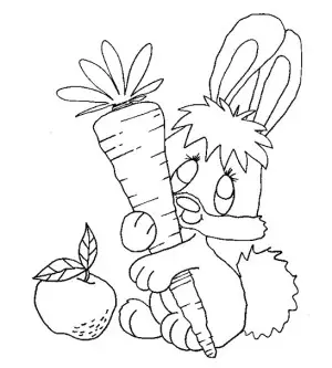imagenes de conejos para pintar