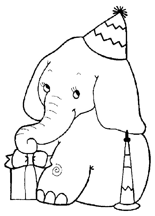 imagenes de elefantes para pintar