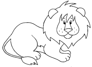 imagenes del rey leon para colorear