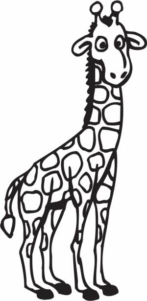 jirafa para dibujar