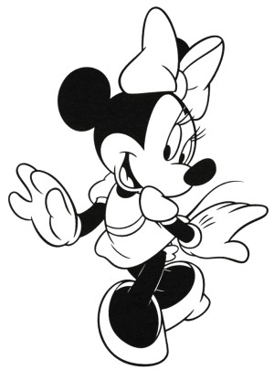 minnie para colorear disney