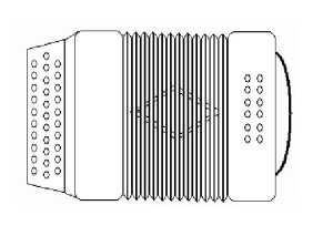 acordeon para colorear