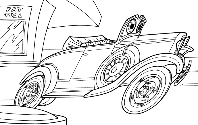 cars colorear